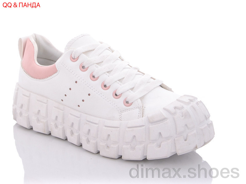 QQ shoes BK18 white-pink Кроссовки