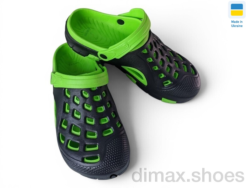 Rai shoes 308 чорно-зелений