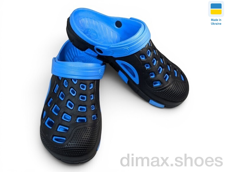 Rai shoes 308 чорно-блакитний