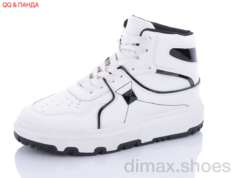 QQ shoes BK72 white-black Кроссовки