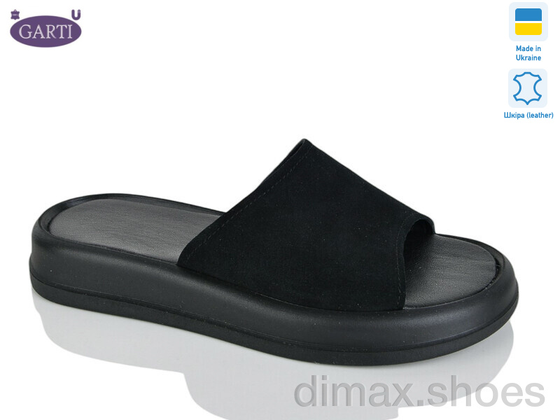 Garti 0133 чорний замш