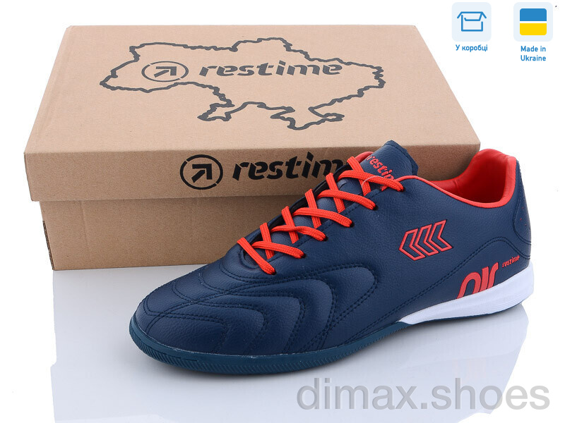 Restime DM023221 navy-red Футбольная обувь