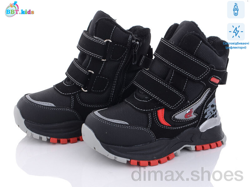 BBT X022-12 black світловідбивач Ботинки