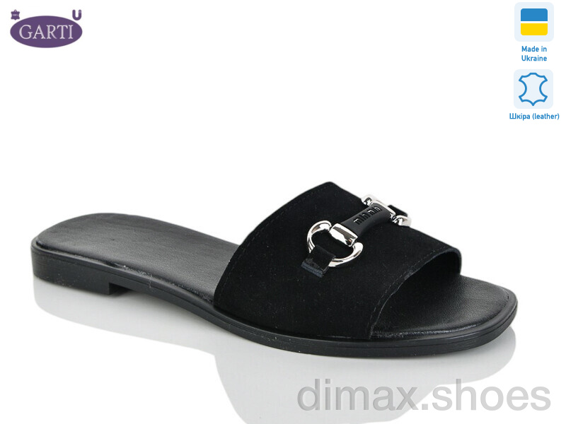 Garti 54 чорний замш