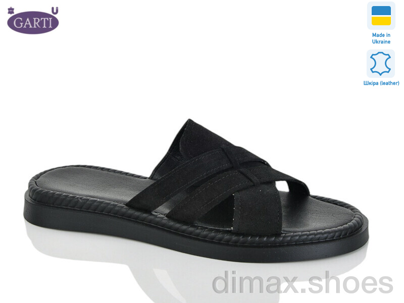 Garti 3174 чорний замш