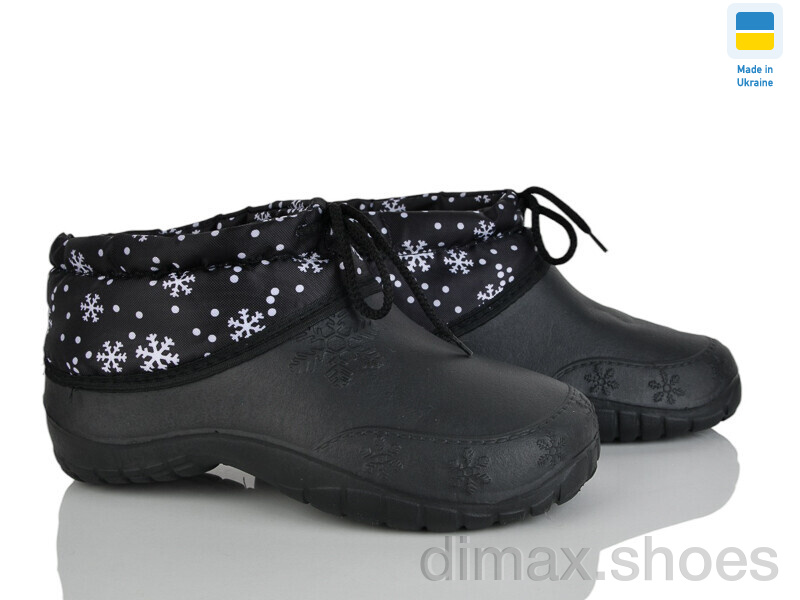 Selena 810 калоші сніжинка чорний