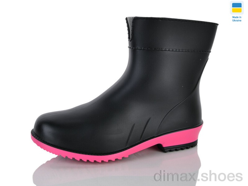 Lot Shoes Чобіт резина короткий чорний