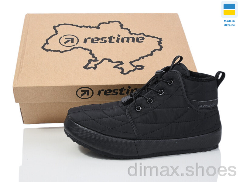 Restime HWZ24381 black Кроссовки