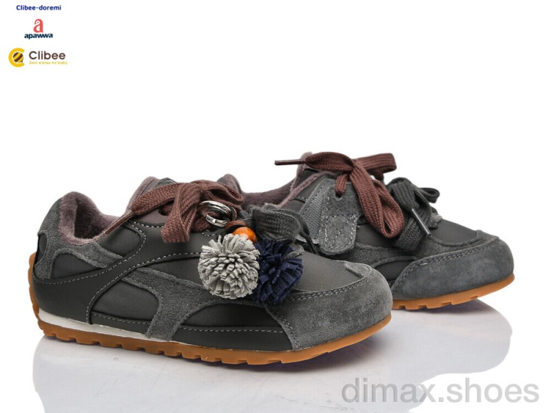 Clibee-Doremi B3110C grey фліс
