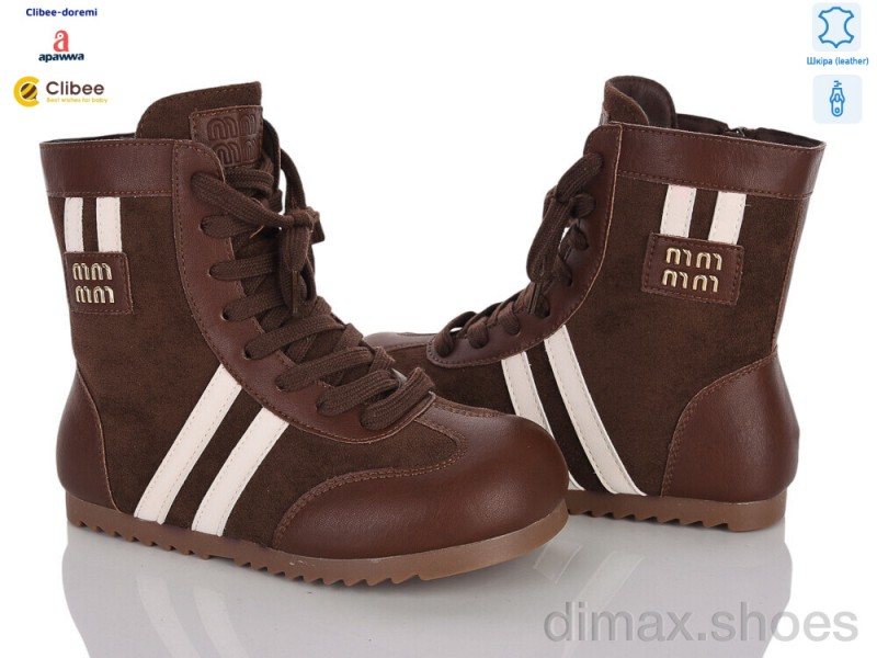 Clibee-Doremi A9312 brown фліс