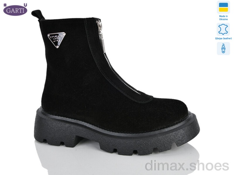 Garti 303 чорний замш байка