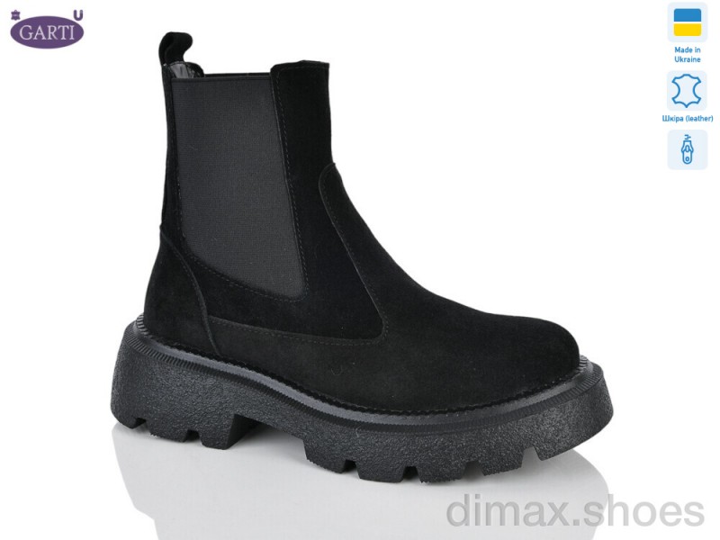 Garti 367 чорний замш байка