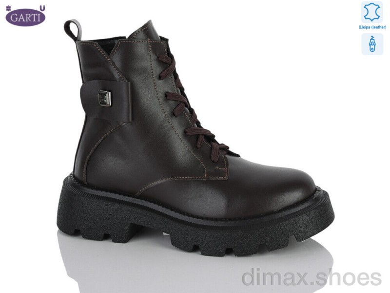 Garti 308 корич шкіра байка