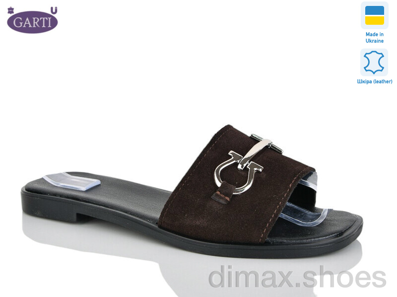 Garti 58 коричневий замш