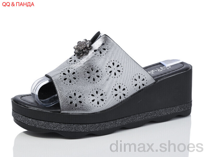 QQ shoes 81363-4 Шлепки