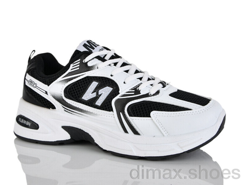 Ok Shoes YB079-3 white-black