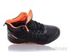 Ok Shoes 1037 black-orange Ботинки