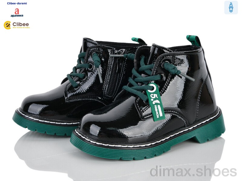 Clibee-Doremi ABC(P)708-1 black-green фліс