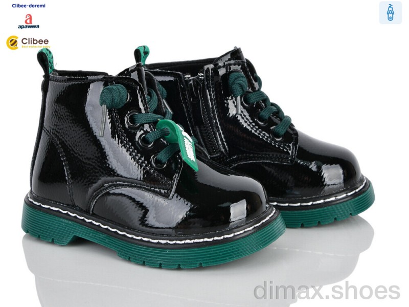 Clibee-Doremi ABC(P)708 black-green фліс