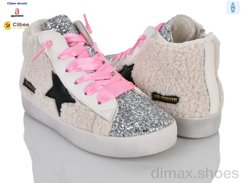 Clibee-Doremi ABC591063 white-pink фліс
