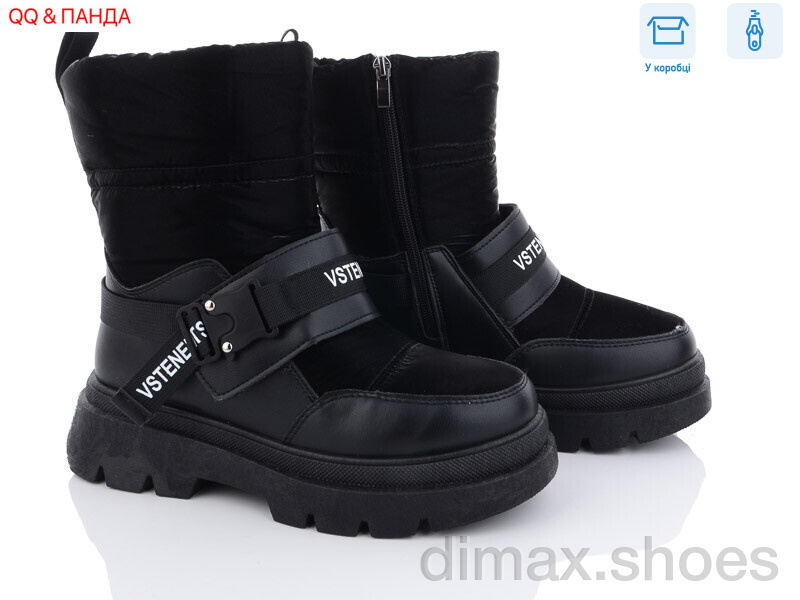 QQ shoes JP27 black Ботинки