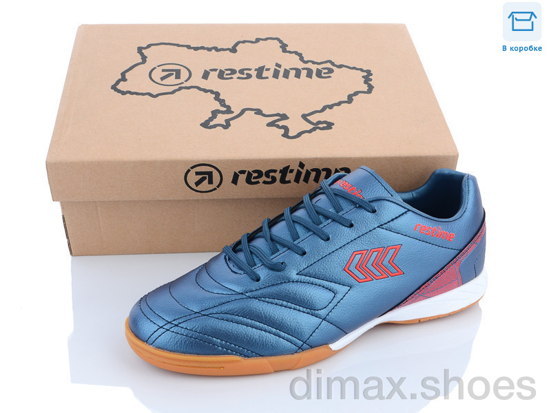 Restime DMB23110 blue-red Футбольная обувь
