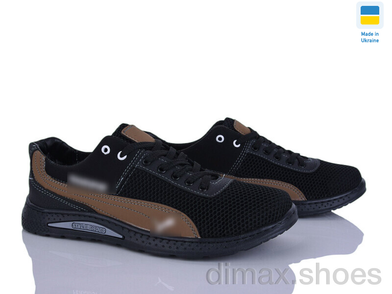 Paolla 222-3 чорний-св.коричневий