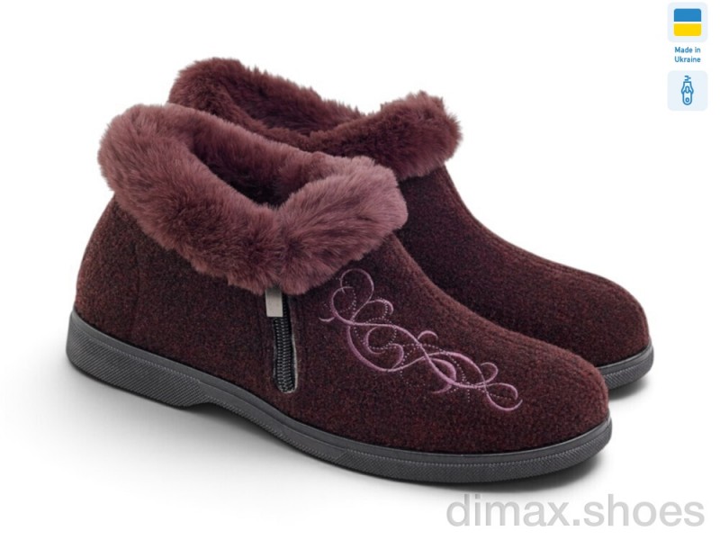 Rai shoes 2203 бордовий
