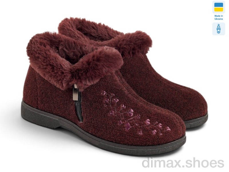 Rai shoes 2202 бордовий