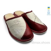 Rai shoes Тапмал 001 бордовий