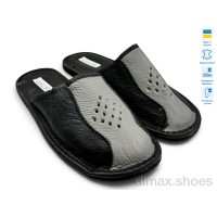 Rai shoes Тапмал 004 чорно-сірий
