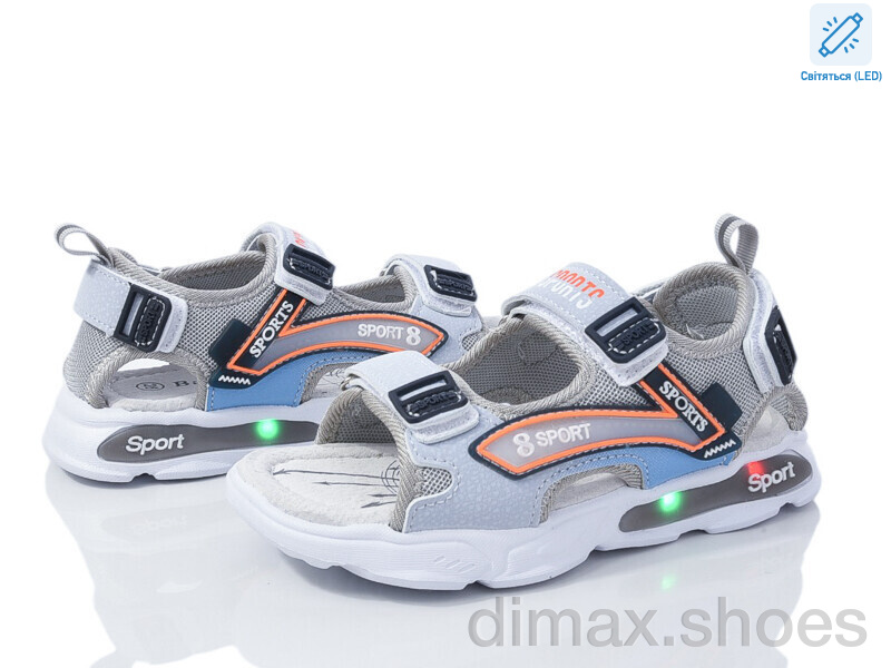 Ok Shoes 7748-1 grey LED