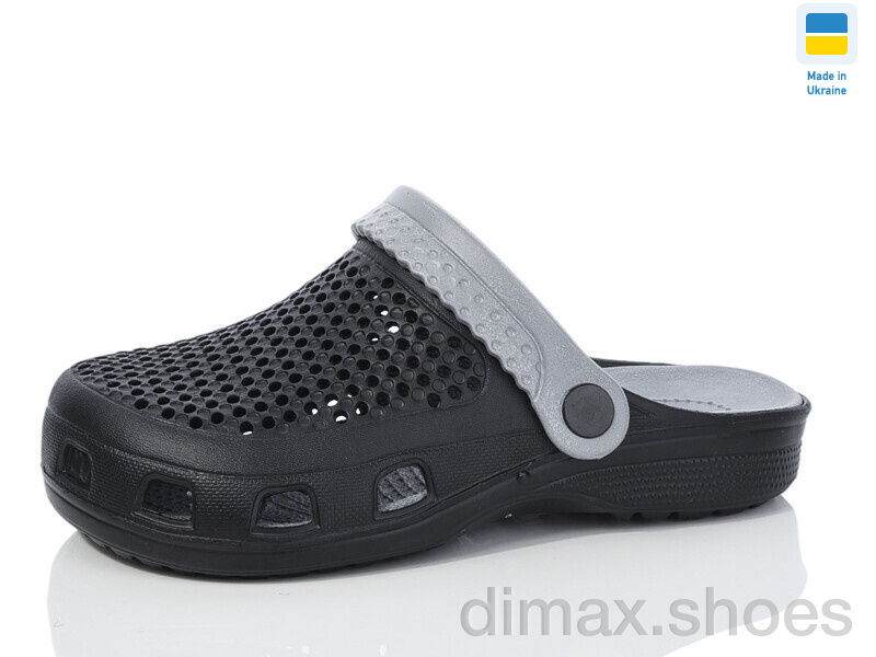 Lot Shoes N302 чорний-сірий Кроксы