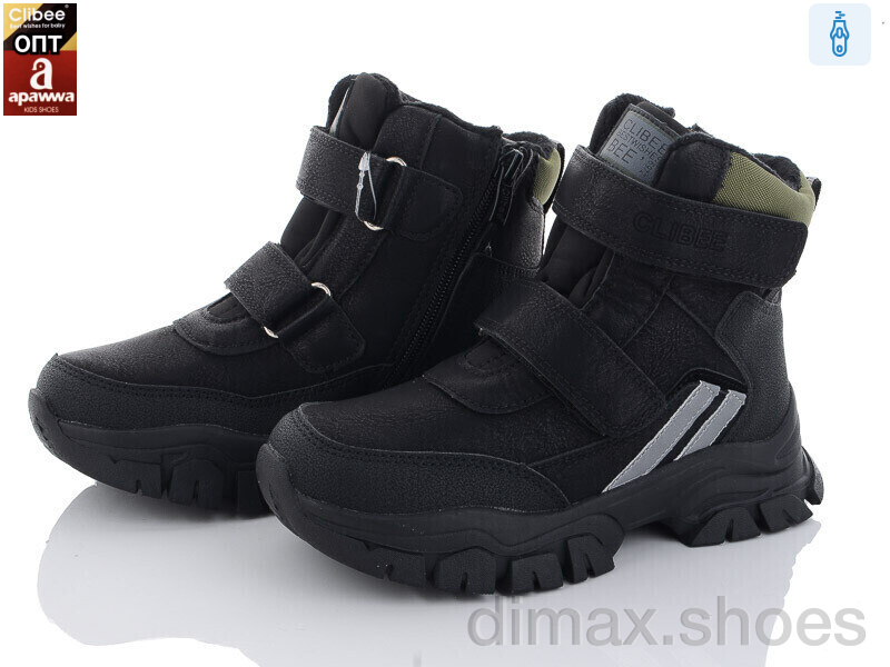 Clibee HC383 black-army-green Ботинки