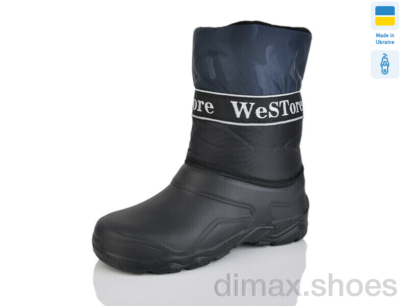 SANLIN Чобіт жін.замок Westore чорний