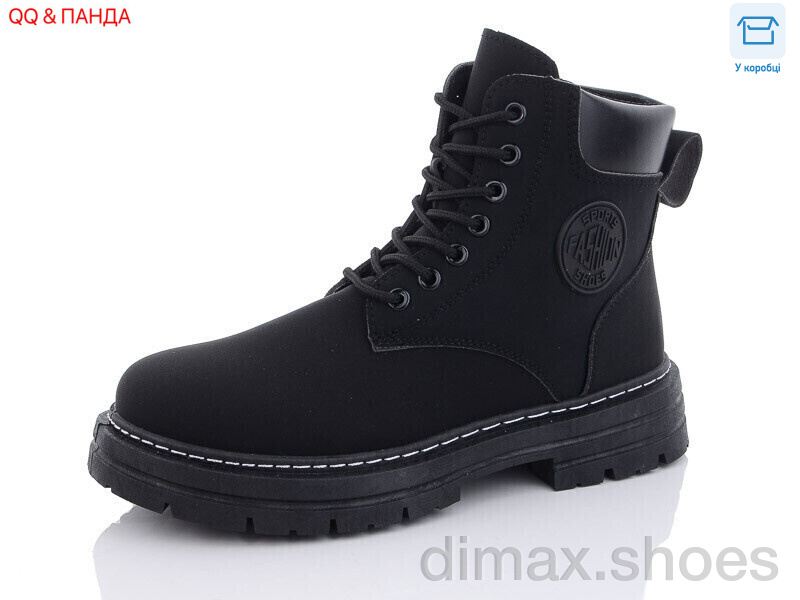 QQ shoes D001 black Ботинки