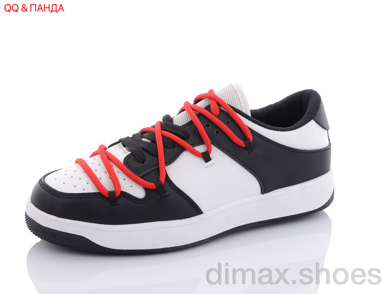 QQ shoes BK75 white-black Кроссовки