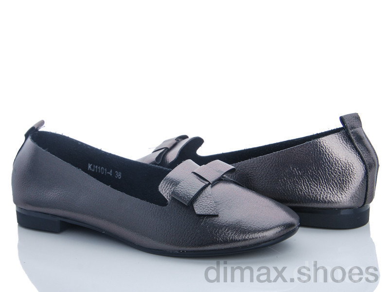 QQ shoes KJ1101-4 графит Балетки