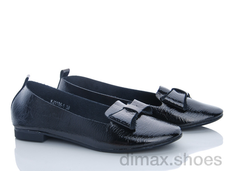 QQ shoes KJ1105-1 черный Балетки