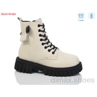 QQ shoes 5255 beige Ботинки