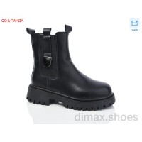 QQ shoes 5271 black Ботинки