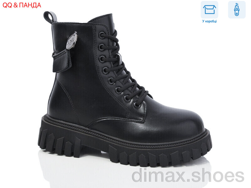 QQ shoes 5255 black Ботинки