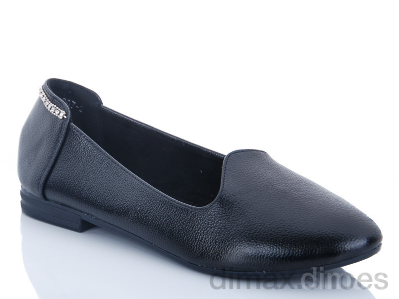 QQ shoes 607-2 черный Балетки