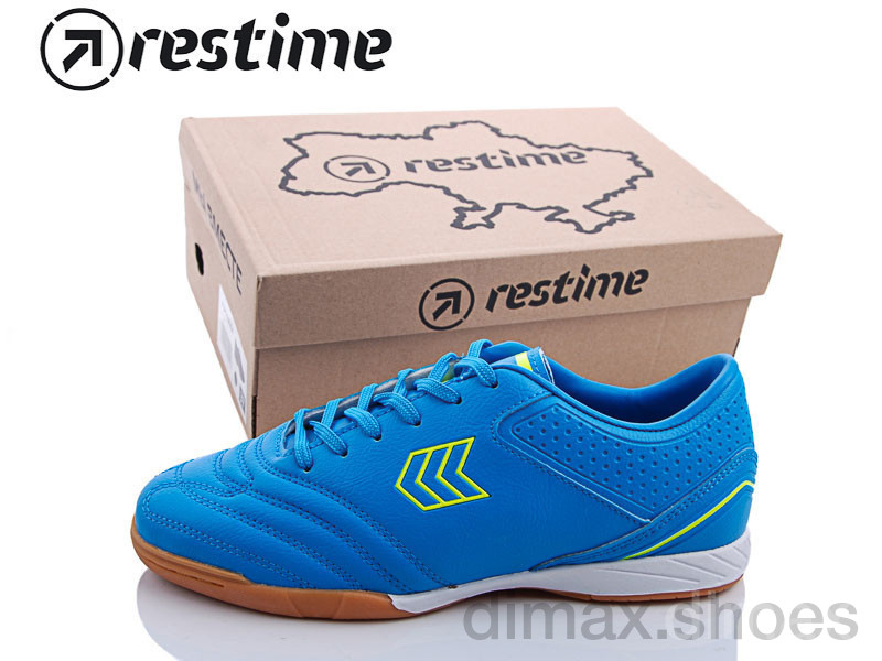 Restime DWB19703 skyblue-lime Футбольная обувь