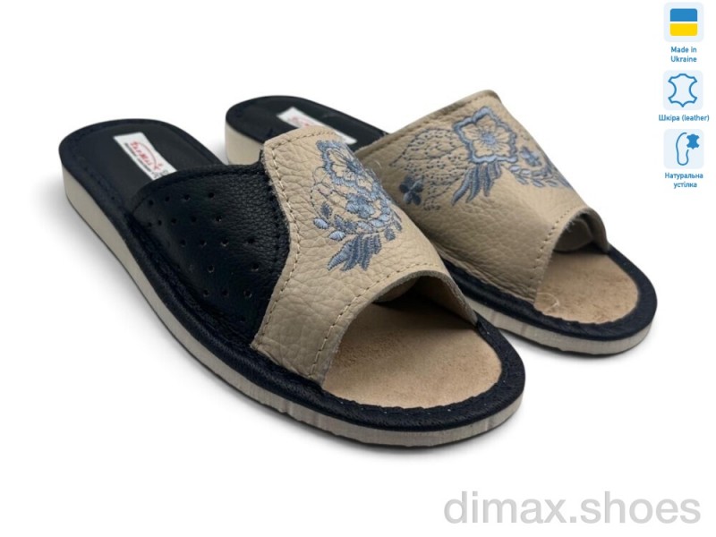 Rai shoes 004-1 синьо-бежевий