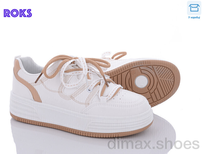 Roks L010 white-khaki