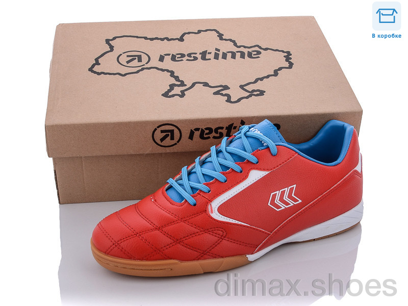 Restime DMB22030 red-white-skyblue Футбольная обувь
