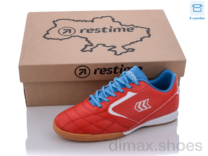 Restime DWB22030 red-white-skyblue Футбольная обувь