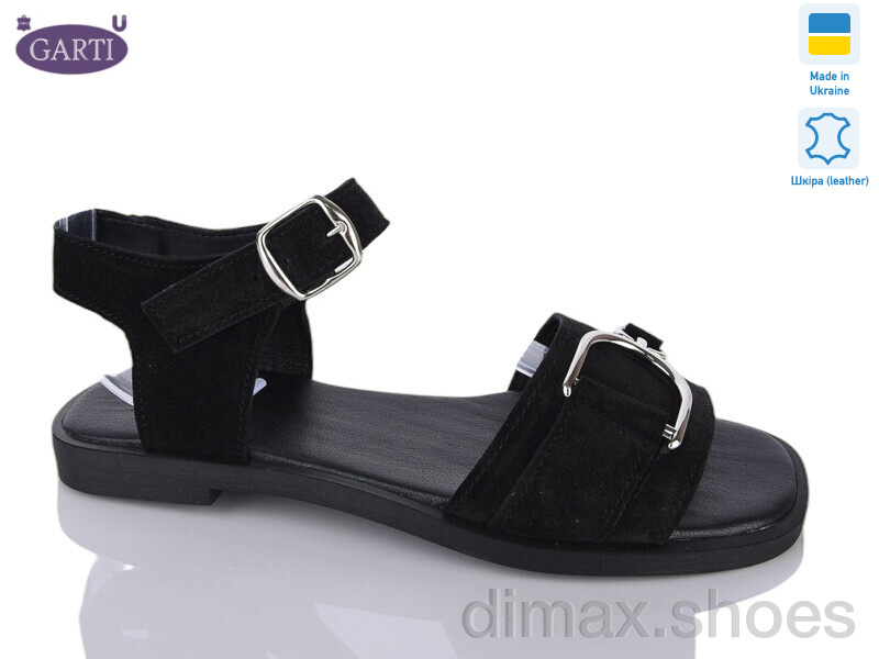 Garti 0149 чорний замш