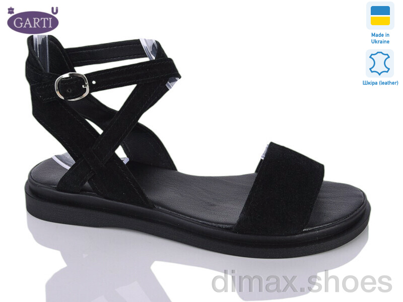 Garti 145 чорний замш